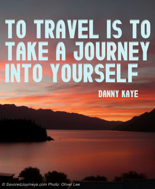 To travel is to take a journey into yourself