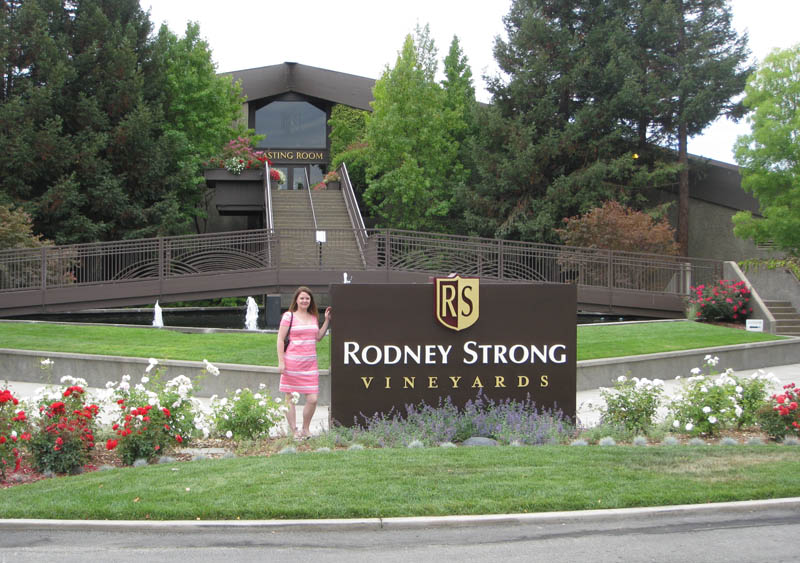 Rodney Strong tasting room in Sonoma Valley